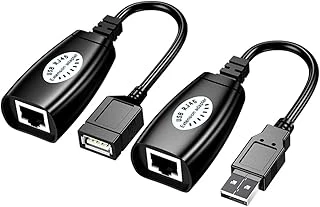 Usb Extrender, 50 Metre Rj45, Usb Uzatma Kablosu, Cat5 – Cat6 Uyumlu ürün görseli 1
