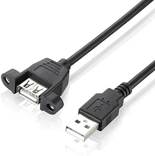 Luantic 8748 1.5 Metre Usb Dişi Erkek Panel Tipi Data Uzatma Kablosu Parazit Önleyici Filtreli 2Xawg24 2Xawg28 12Mbps Ileetişim Hızı ürün görseli 1