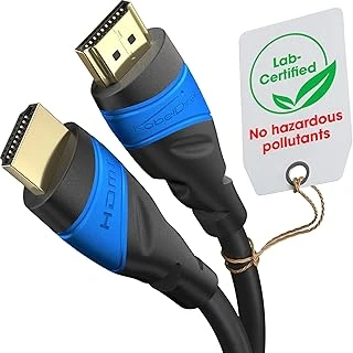 Kabeldirekt – 4K 8K Hdmi Kablosu – 3,1M – 0,15-22,5M Arasında Mevcut – Her Hdmi Bağlantısı Için (4K@120Hz & 8K@60Hz, Yüksek Hızlı Ethernet, Tv, Blu-Ray, Ps5, Xbox, Switch – Siyah) ürün görseli 1