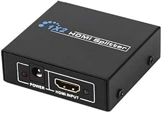 Primex Px-5002 2 Port Hdmi Splitter, 1 Giriş 2 Çıkış Adaptörlü Hdmi Çoklayıcı, 1080P 2K 4K Fhd 3D Görüntü Dağıtıcı, Pc Laptop Uydu Alıcı Ps5 Dvr Nvr Tv Box İçin Aynı Görüntü Ekran Çoğaltıcı ürün görseli 1