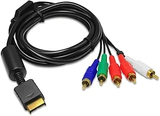 3 2 Yuv Component Bileşenler Için Kablo 1,5 Metre, Altın Kaplama – Televizyon, Monitör, Projektör – Ps2 Ps3 – Eaxus ürün görseli 1