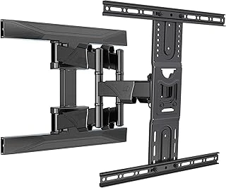 Nb North Bayou Tv Duvara Montaj Döner Tv Braketi 45-75 Düz Ekran Tv Vesa Için Tam Hareket 600X400Mm'Ye Kadar Yük Kapasitesi To100 Lbs(45Kg) ürün görseli 1