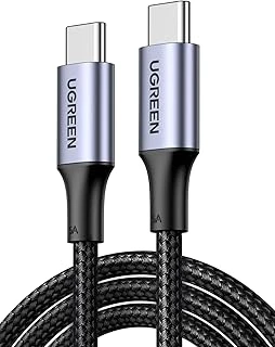 Ugreen Usb C - Usb C Kablosu, Iphone 16/16 Plus/16 Pro/16 Max/15, Macbook Pro, Ipad Pro, Xps, Galaxy S24/S23/S22 Ultra, Anahtar, Piksel, 6.6Ft Siyah Için Usb C Şarj Kablosu(2M) ürün görseli 1