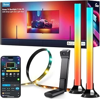 Govee Tv Arkası Led Şerit Aydınlatma 3 Lite Kit + 2'Li Aydınlatma Bar + Tv Ile Renk Senkronizasyon 55-65 Inç Tüm Tv'Ler Uyumludur ürün görseli 1