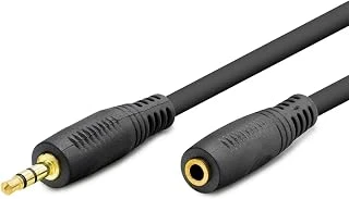 Hadron Hdx1019 3.5Mm (M) To 3.5Mm (F) Kablo 2Line Gold Si̇yah ürün görseli 1