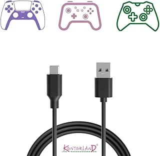 Kontorland Usb-C Kablo - Siyah 1.5 Metre | Xbox, Ps5 Gamepad Akıllı Telefonlar Için Usb Type-C Bağlantı Hızlı Şarj Kablosu ürün görseli 1