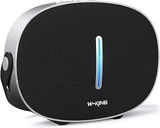 W-King Taşınabilir Bluetooth Hoparlörler Kablosuz, T8Ii Loud Bluetooth Hoparlör Güçlü Boombox, Ağır Bas, Kristal Ses, Hızlı Şarj, 2 Subwoofer, Bt5.4, Usb/Aux, Led, 35H, Parti Büyük Hoparlör ürün görseli 1