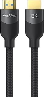 Veggieg 8K 60Hz 4K 120Hz Hdcp Arc Hdr Örgülü Hdmi 2.1 Kablo 3 Metre ürün görseli 1