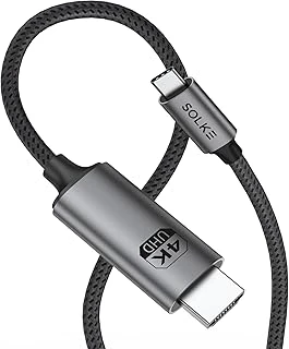 Usb-C To Hdmi Kablo, 2 Metre, 4K60Hz, 18Gbps, Type-C To Hdmi Görüntü Kablosu, Thunderbolt 5/4/3 Uyumlu ürün görseli 1