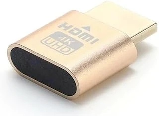 Lunatic 5245 Hdmi 4K Uhd Dummy Plug Minning Bitcoin Sanal Monitör Ekran Kartı Emülatörü Maksimum Çözünürlük: 4K Uhd (4096 X 2160 @ 60Hz) ürün görseli 1