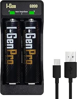 I-Gen Batteries G229 2'Li Aa/Aaa/9V Pil Şarj Aleti + 2 Adet Aa 2950 Mah 1.2V Ni-Mh Şarjlı Kalem Pilli Set ürün görseli 1
