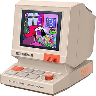 Divoom Minitoo Pc Tarzı Bilgisayar Hoparlörü, Kendin Yap Yüzlü Akıllı Piksel Ekran, Bluetooth Usb Ses, Alarm/Beyaz Gürültü Saati, Yatak Odası, Ofis Oyun Için Masa Kurulumu Hediyesi ürün görseli 1