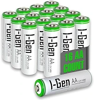I-Gen B135 16 Adet Aa 2700 Mah Şarj Edilebilir Kalem Pil 1.2V Ni-Mh Şarjlı Pil ürün görseli 1