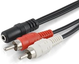 Lunatic 2348 40 Cm 3.5Mm Stereo To 2Rca Tos Çevirici Dönüştürücü Kablosu ürün görseli 1