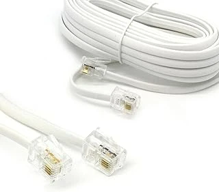 Telefon Kablosu, 3 Metre, Rj11 Bağlantı, 2 Pin Telefon Fax Kablosu ürün görseli 1
