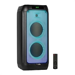 Ibiza Wave8 8 Inç (20,3 Cm) Çift Woofer’Lı Hoparlör, 600W, Bluetooth, Usb/Microsd, Wave Led Efekti, Tws Kablosuz Bağlantı, Siyah ürün görseli 1