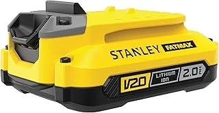 - Fatmax Sfmcb202-Xj 18V/2,0 Ah Lityum İyon, Kendinden Deşarj Olmaz, Hafıza Etkisi Yoktur, 3 Kademeli Led Şarj Durumu Göstergesi, Tüm V20 Pil Için Kullanılabilir ürün görseli 1