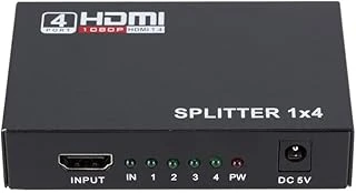 Parcbeny Pm-12081 4 Port Hdmi Spli̇tter Dağitici 1.4V 1080P 4Kx2K Hdmi Görüntü Ses Kaynağını Aynı Anda 4 Farklı Ekrana Aktarır Için Tasarlandı Pratik Yüksek Bir Görüntü Dağıtım Cihazıdır ürün görseli 1