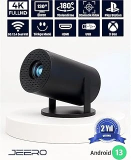 Jeero Hy300Pro Multimedia Hd 1080 Android 13 Projeksiyon (Türkçe Menü) H713 Chipset ürün görseli 1