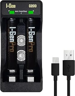 I-Gen Batteries G211 2'Li Aa/Aaa/9V Pil Şarj Aleti + 2 Adet Aaa 1100 Mah 1.2V Ni-Mh Ince Şarjlı Kalem Pilli Set ürün görseli 1
