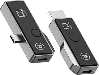 Coverzone Kablosuz Ekran Yayınlayıcı & Alıcı - 1080P 60Hz Hdmi Kablosuz Ekran Adaptörü, Usb-C, Dp-Alt, 5Ghz Wifi, Tak Çalıştır, Mac, Windows, Android Uyumluluğu | Zr1180 ürün görseli 1