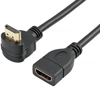 Primex Px-4667 Hdmi Dişi Erkek Uzatma, 1 Metre 90 Derece Hdmi Uzatma Kablosu Hdmi Uzatma, L Tip Hdmi Uzatma, 1 Metre Hdmi Uzatma ürün görseli 1