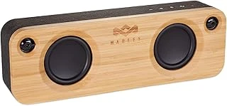 Marley House Of Get Together, Taşınabilir Bluetooth Hoparlör Kutusu, Kablosuz Bağlantı, Mikrofon, Oda Doldurucu Ses, 3,5 Mm Aux Girişi, Usb Bağlantı Noktası, 10 Saat Pil Ömrü, Siyah ürün görseli 1