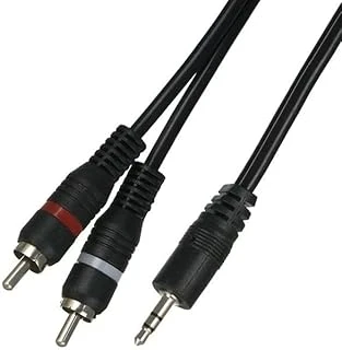3.5Mm Stereo To 2Rca Aux Ses Kulaklık Çevirici Kablosu (1.8 Metre) ürün görseli 1