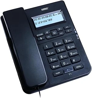 Karel Tm145 Siyah Tm145 Siyah Kablolu Telefon, Siyah ürün görseli 1