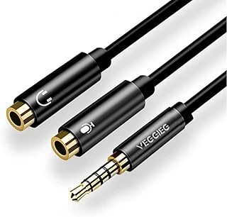 Veggieg 3.5Mm Kulaklık Mikrofon Birleştirici Y Kablo ürün görseli 1