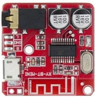 Sanec Bluetooth 4.1 Ses Alıcı (Audio) Modülü - Kablosuz Stereo Müzik Modülü - Kırmızı ürün görseli 1