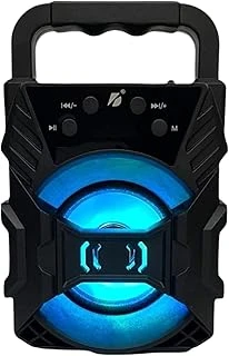 Bluetooth Hoparlör Taşınabilir Ses Bombası Led Işıklı Extra Bass Ses Radyolu Speaker Sd Kart-Usb ürün görseli 1