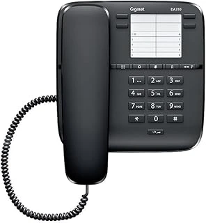 Gigaset Da310 Siyah Da310 Siyah Kablolu Telefon Siyah ürün görseli 1