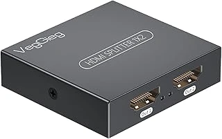 Veggieg 4K 30Hz 1 Giriş 2 Çıkış Hdmi Splitter Görüntü Ayırıcı Adaptör ürün görseli 1