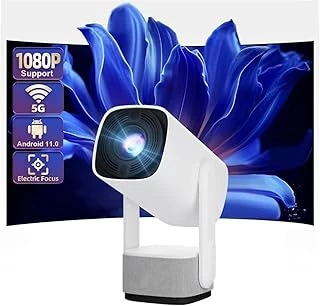 Coverzone Taşınabilir Projeksiyon Dahili Hoparlör Ps5 Bağlantılı Oyun Sinema Projektör Full Hd 4K Android 1080P/2K/4K Destekli Ev Sinema Ofis Toplantı Fuar Sunum ürün görseli 1