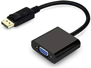 Primex Px-1320 Displayport To Vga Aktif Dönüştürücü, Dp Erkek To Vga Dişi Görüntü Çevirici Adaptör, Pc Anakart Ekran Kartı Displayport Çıkışından Vga Monitör Projeksiyon Bağlantı Aparatı, 20 Cm ürün görseli 1