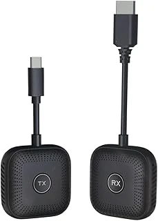 Coverzone Kablosuz Hd Görüntü Aktarıcı Seti Usb-C Tx Rx | 1080P 60Hz Tak Çalıştır | Bilgisayar Tv Bağlantı Kiti | İnternetsiz Ekran Yansıtma - S1 Type C ürün görseli 1