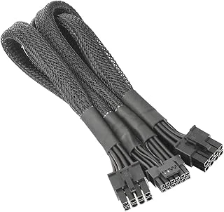 Thermaltake | Sleeved Pcie Gen 5 Dağıtıcı Kablolar, Ac-063-Cn1Nan-A1, Siyah ürün görseli 1