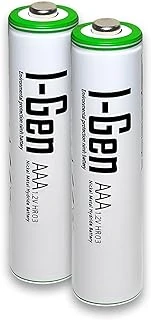 I-Gen B137 2 Adet Aaa 650 Mah Şarj Edilebilir İnce Kalem Pil 1.2V Ni-Mh Şarjlı Pil ürün görseli 1