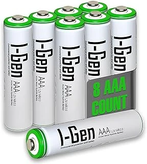 I-Gen B109 8 Adet Aaa 900 Mah Şarj Edilebilir İnce Kalem Pil 1.2V Ni-Mh Şarjlı Pil ürün görseli 1