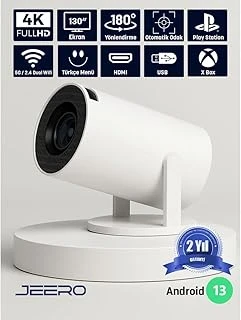 Jeero Hy300Pro Multimedia Hd 1080P Android 13 Projeksiyon (Türkçe Menü) H713 Chipset ürün görseli 1