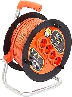Bylion Makaralı Uzatma Kablosu 3 * 1.5Mm 20 Mt. Turuncu Kablo ürün görseli 1