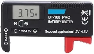 Sanec Bt-168 Ekranlı Pil Voltaj Kapasite Test 1.2V-4.8V 9V ürün görseli 1