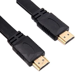 Lunatic 9549 0.3 Metre Yassı Flat Slim Hdmi Kablo Uyumlu 4K Full Hd 4K 60Hz 2.0 Uyumlu 4K 60P Çözünürlük Uyumlu Gbps Veri Aktarım Hızı, Ethernet Kanallı ürün görseli 1
