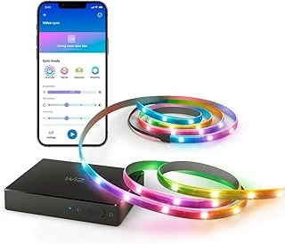 Wiz Hdmi Sync Box, Tv Aydınlatmalı, Filmler/Oyunlar Vs. Ile Senkronize Işık, Hdmi 2.0, 60Hz'De 4K Destekler, Rgbic Led Şerit, 55 Inç - 65 Inç (55 Inç) Için, Uygulama/Sesli Kontrol, Google Alexa Il ürün görseli 1