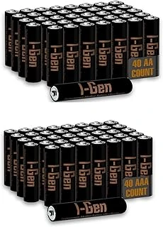 I-Gen A173 Alkalin 40'Lı Paket Lr03 1.5V Aaa İnce Kalem Pil + 40'Lı Paket Lr6 1.5V Aa Kalem Pil ürün görseli 1