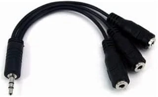 3 Lü Stereo Çoklayıcı 3 X 3.5 Mm Aux Ses Si̇stemi̇ Kablosu ürün görseli 1