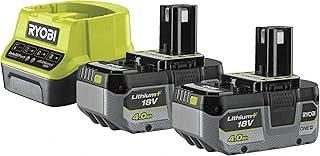 Ryobi Rc18120-240X Şarj 2 X 4.0Ah One+18V Pilli Kiti ürün görseli 1