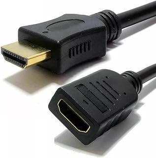 Lunatic 6546 Hdmi Uzatma Kablosu Dişi Erkek 50 Cm Düz Uçlu A Class – Maksimum Için Yüksek Kaliteli Yapı Altın Kaplama – Sinyal Kaybını Azaltır Oksitlenmeyi ürün görseli 1