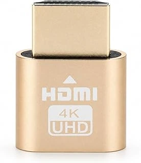 Primex Px-5245 Hdmi Dummy Plug 4K Uhd Sanal Monitör Emülatörü, Hdmi Ekran Kartı Dummy Adaptör, Mining Rig, Bitcoin, Headless Pc Uzaktan Erişim İçin Monitör Taklit Aparatı ürün görseli 1